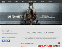 Tablet Screenshot of neoboxstars.com